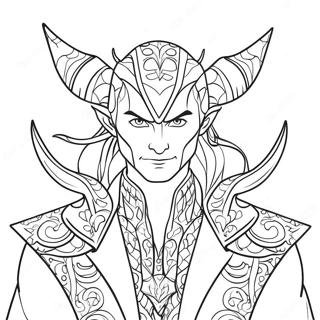 Sinister Loki Coloring Page 49643-39764