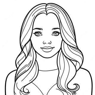 Dove Cameron Coloring Pages