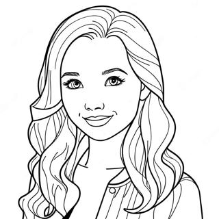 Dove Cameron Coloring Page 49652-39767