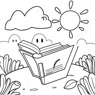 Summer Reading Coloring Page 49662-39780