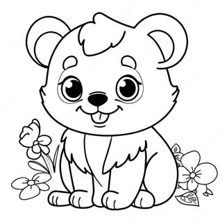 Cute Animals Coloring Page For 3 Year Olds 49673-39785