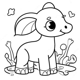 Cute Animals Coloring Page For 3 Year Olds 49673-39787