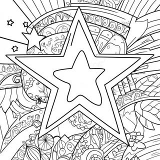 Shining Star Coloring Page 49693-39797