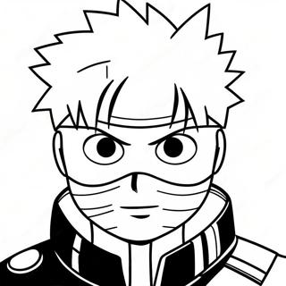 Sharingan Kakashi Coloring Page 49702-39806