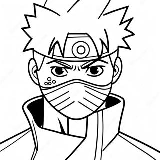 Sharingan Kakashi Coloring Page 49702-39807