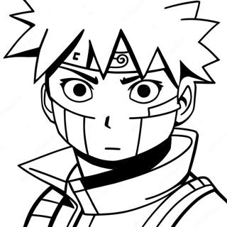 Sharingan Kakashi Coloring Page 49702-39808