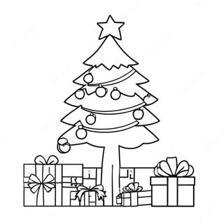 Minecraft Christmas Tree Coloring Page 49712-39818