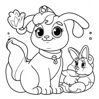 Palace Pets Coloring Pages