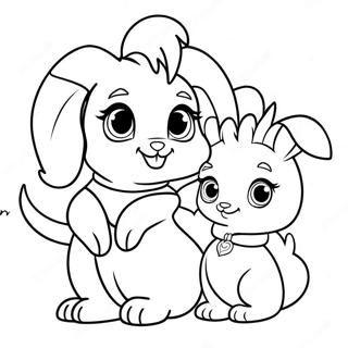 Palace Pets Coloring Page 4971-4142