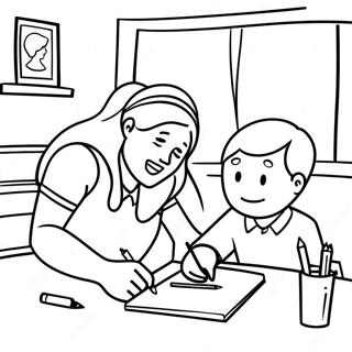 School Counselor Coloring Pages