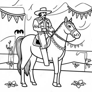 Charro Days Festival Coloring Page 49752-39847