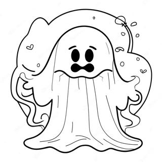 Sad Ghost Club Coloring Page 49762-39851