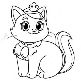 Adventurous Princess Peach Cat Coloring Page 49773-39862