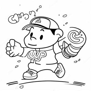 Hip Hop Graffiti Coloring Page 49792-39876