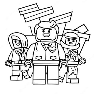 Lego Movie Coloring Page 49802-39880