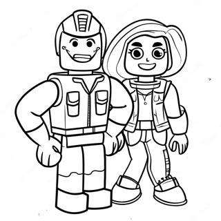 Emmet And Wyldstyle Adventure Coloring Page 49803-39890