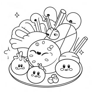 Disney Lunar New Year Food Coloring Pages