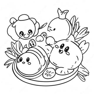 Disney Lunar New Year Food Coloring Page 49812-39886