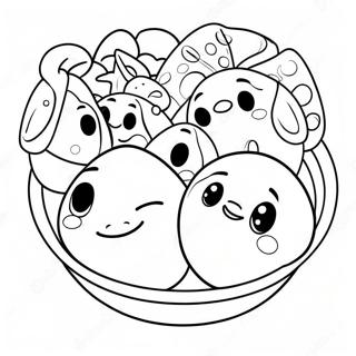 Colorful Disney Dumplings Coloring Page 49813-39894