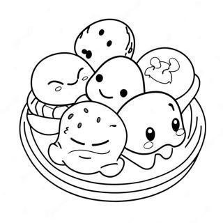 Colorful Disney Dumplings Coloring Page 49813-39895