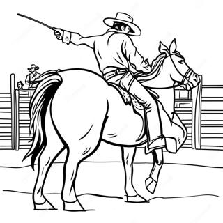 Rodeo Western Coloring Pages