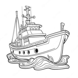 Lego Boat Coloring Page 49822-39899