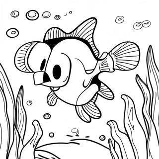 Bruce Finding Nemo Coloring Pages