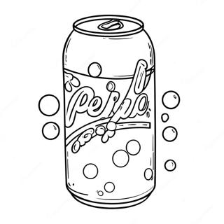 Pepsi Can With Bubbles Coloring Page 49853-39925