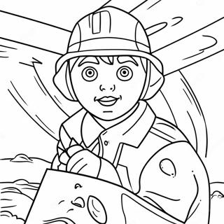 Stranger Danger Coloring Pages