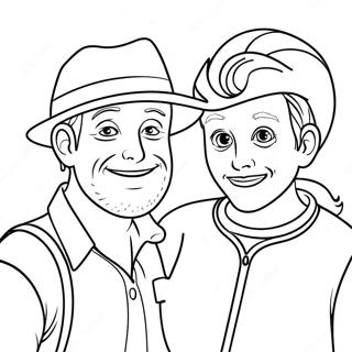 Friendly Stranger Coloring Page 49883-39951