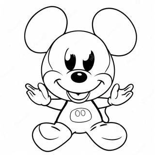 Mickey Mouse Coloring Page 49892-39955