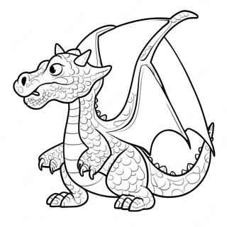 Difficult Dragon Coloring Page 49902-39963