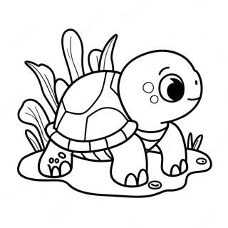 Turtle Finding Nemo Coloring Pages