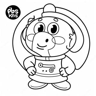 Pbs Kids Logo Coloring Page 4992-4167