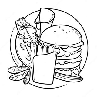 Menu Coloring Page 49952-40000