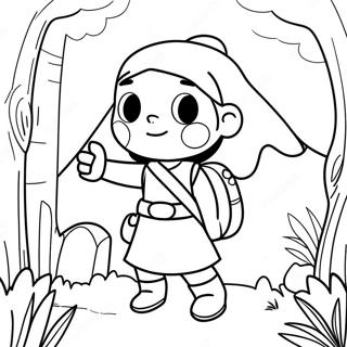 Hilda Adventurous Coloring Page 49993-40034