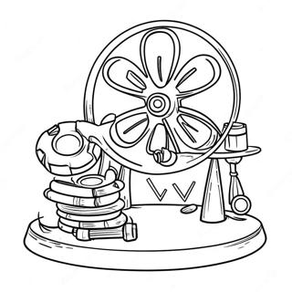 Simple Machines Coloring Pages