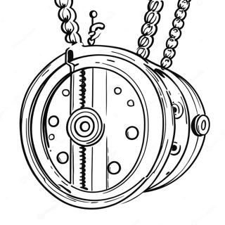 Fun Pulley System Coloring Page 50043-40070