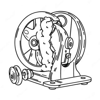 Fun Pulley System Coloring Page 50043-40071