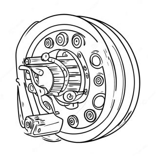 Fun Pulley System Coloring Page 50043-40072