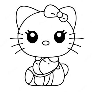 Hello Kitty Y2k Coloring Page 50052-40078