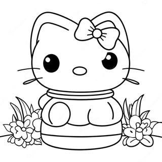 Hello Kitty Y2k Coloring Page 50052-40079