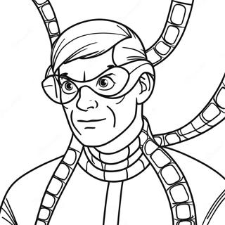 Doc Ock Spidey Coloring Pages