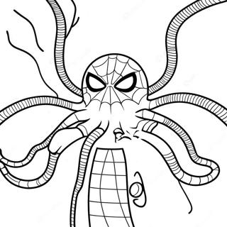 Doc Ock Spidey Coloring Page 50062-40088