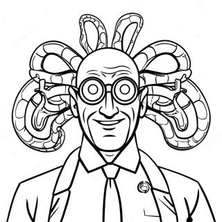 Doc Ock With Tentacles Coloring Page 50063-40095