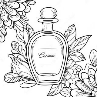 Perfume Bottle Coloring Page 50082-40098