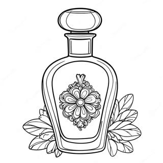 Elegant Perfume Glass Coloring Page 50083-40103