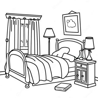 Bedtime Coloring Page For Kids 50092-40108