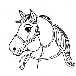 Race Horse Coloring Page 50162-40167