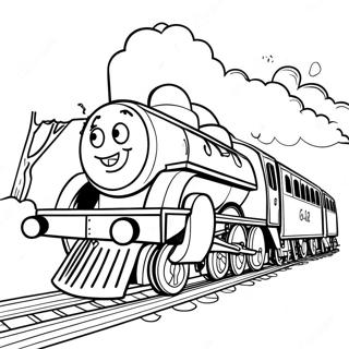 Percy The Train Coloring Pages